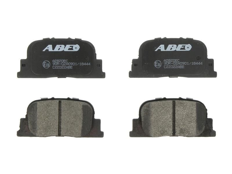 ABE C22022ABE Rear disc brake pads, set C22022ABE: Buy near me in Poland at 2407.PL - Good price!
