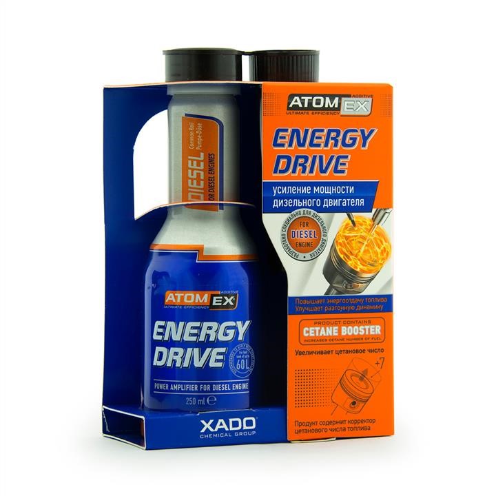 Xado XA 40513 Wzmacniacz mocy silnika wysokoprężnego Xado Atomex Energy Drive, 250ml XA40513: Atrakcyjna cena w Polsce na 2407.PL - Zamów teraz!