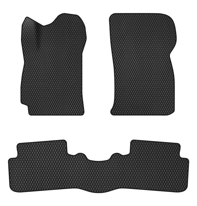 EVAtech CT344ZD3RBB Floor mats for Chevrolet Lanos (2004-2017), black CT344ZD3RBB: Buy near me in Poland at 2407.PL - Good price!