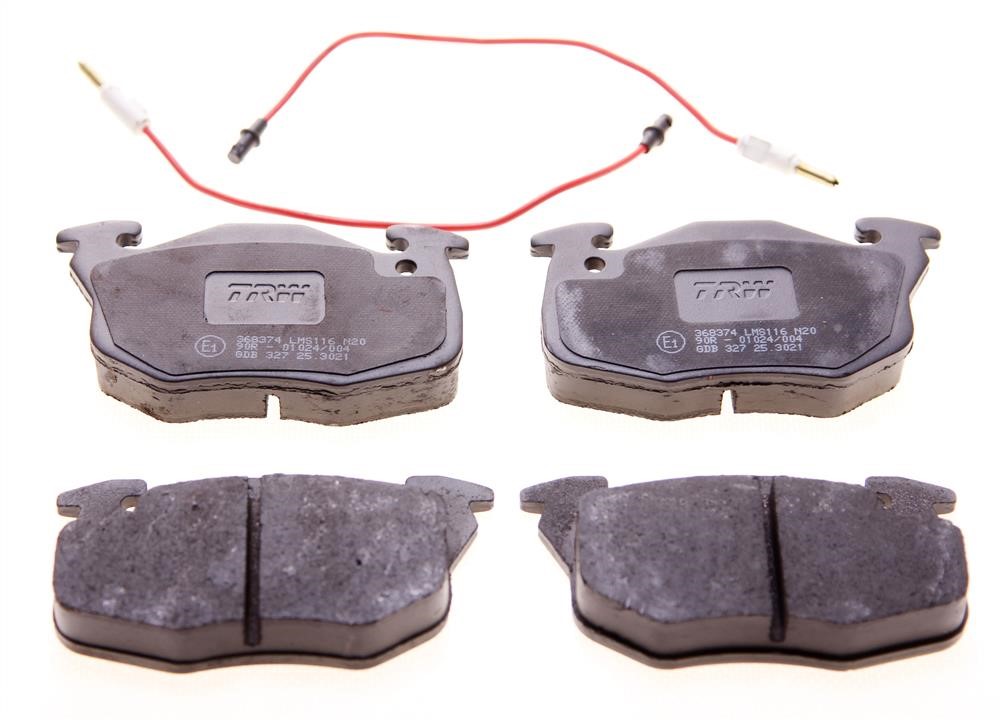 TRW GDB327 TRW COTEC disc brake pads, set GDB327: Buy near me in Poland at 2407.PL - Good price!