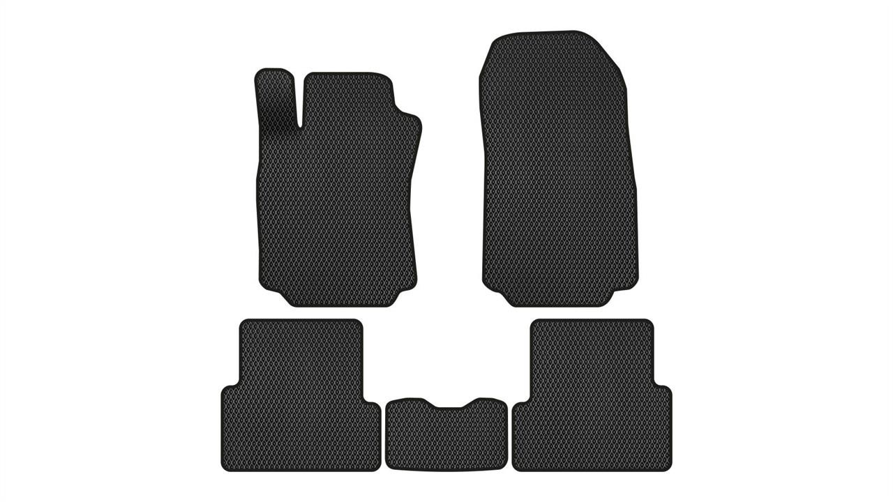 EVAtech RT51688C5RBB Floor mats for Renault Modus (2004-2012), black RT51688C5RBB: Buy near me in Poland at 2407.PL - Good price!