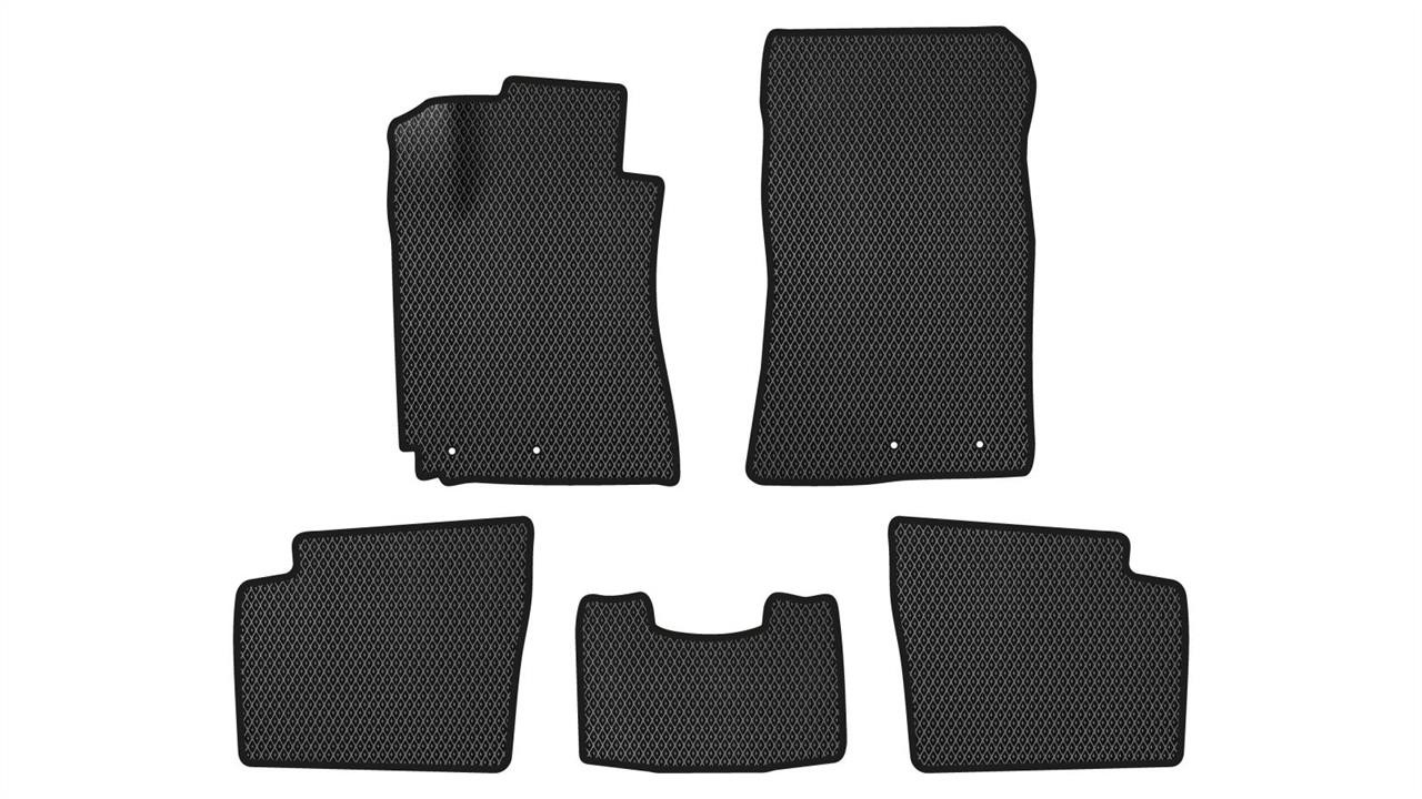 EVAtech GY41244CD5LA4RBB Floor mats for Geely Emgrand 7 (2009-), black GY41244CD5LA4RBB: Buy near me in Poland at 2407.PL - Good price!