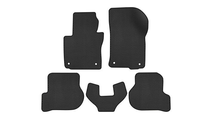 EVAtech SK12157CB5AV4RBB Floor mats for Skoda Octavia A5 (2004-2013), black SK12157CB5AV4RBB: Buy near me in Poland at 2407.PL - Good price!