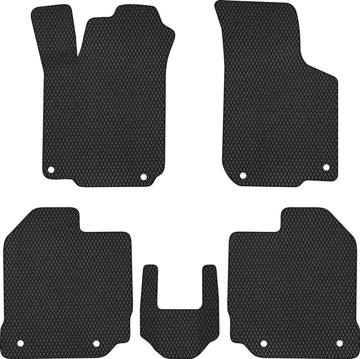 EVAtech SK11552CV5TL8RBB Floor mats for Skoda Octavia A4 Tour (1996-2010), black SK11552CV5TL8RBB: Buy near me at 2407.PL in Poland at an Affordable price!