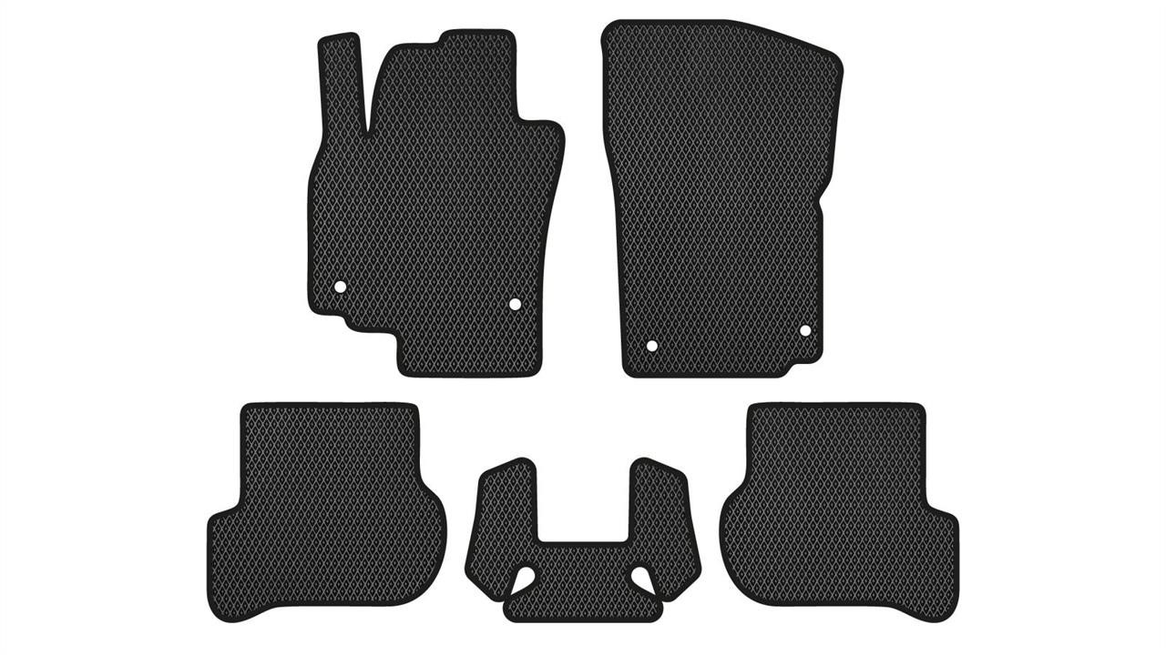 EVAtech VW21771C5AV4RBB Floor mats for Volkswagen Golf Plus (2009-2014), black VW21771C5AV4RBB: Buy near me in Poland at 2407.PL - Good price!