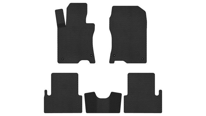 EVAtech HA42982C5TL4RBB Floor mats for Honda Accord (2008-2013), black HA42982C5TL4RBB: Buy near me at 2407.PL in Poland at an Affordable price!