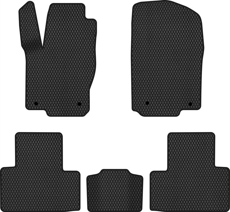 EVAtech MB11801C5MS4RBB Floor mats for Mercedes GL-Class (2012-2015), black MB11801C5MS4RBB: Buy near me in Poland at 2407.PL - Good price!