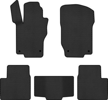 EVAtech MB33123C5MS4RBB Floor mats for Mercedes GL-Class (2006-2012), black MB33123C5MS4RBB: Buy near me in Poland at 2407.PL - Good price!