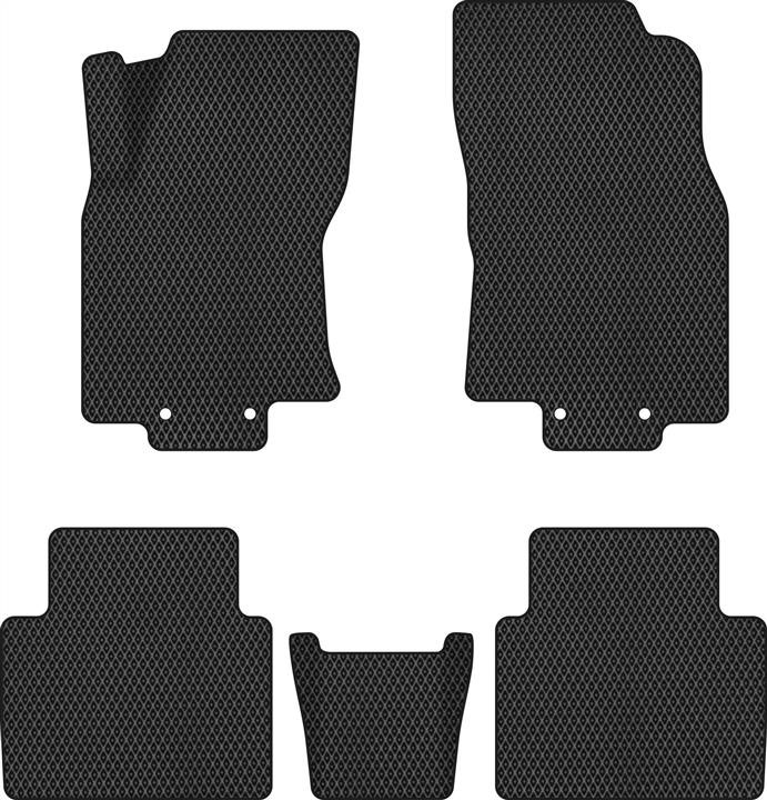EVAtech NS3492CD5LP4RBB Floor mats for Nissan X-Trail (2013-2017), black NS3492CD5LP4RBB: Buy near me in Poland at 2407.PL - Good price!