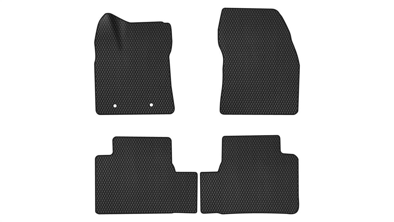EVAtech TY1656PE4TL2RBB Floor mats for Toyota Avensis (2009-2018), black TY1656PE4TL2RBB: Buy near me in Poland at 2407.PL - Good price!
