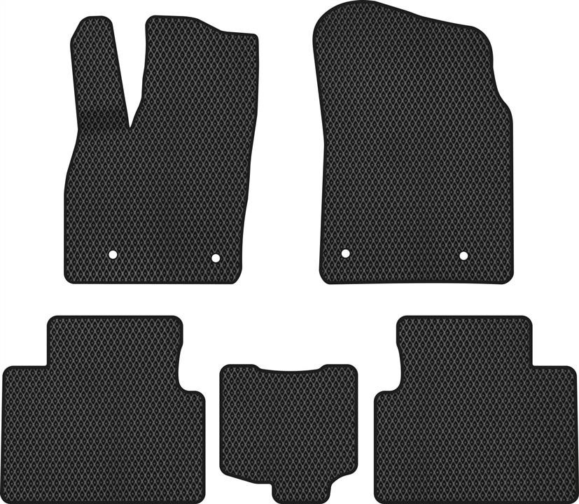 EVAtech JP12028C5OU4RBB Floor mats for Jeep Grand Cherokee Overland (2011-2021), black JP12028C5OU4RBB: Buy near me in Poland at 2407.PL - Good price!