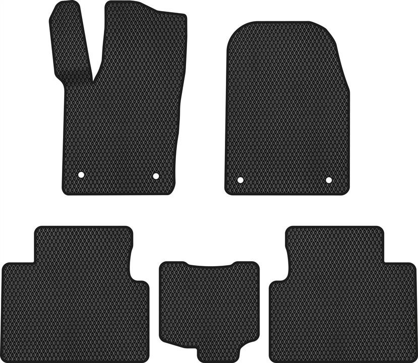 EVAtech JP12082C5OU4RBB Floor mats for Jeep Grand Cherokee Overland (2011-2021), black JP12082C5OU4RBB: Buy near me in Poland at 2407.PL - Good price!