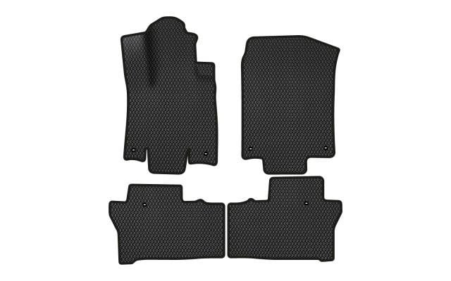 EVAtech HA43083PDC4TL6RBB Floor mats for Honda Passport (2019-), black HA43083PDC4TL6RBB: Buy near me at 2407.PL in Poland at an Affordable price!