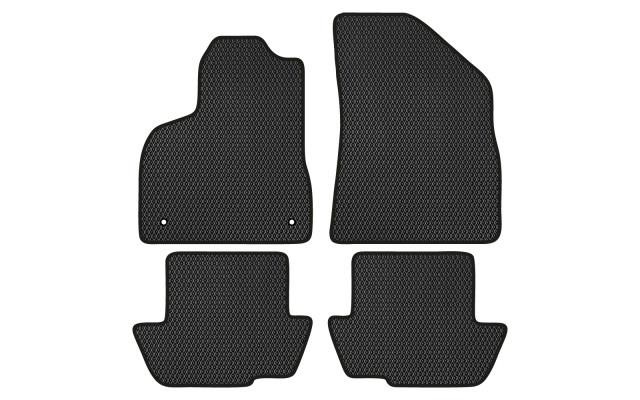 EVAtech CN22668PG4CP2RBB Floor mats for Citroen DS5 (2011-2015), black CN22668PG4CP2RBB: Buy near me in Poland at 2407.PL - Good price!
