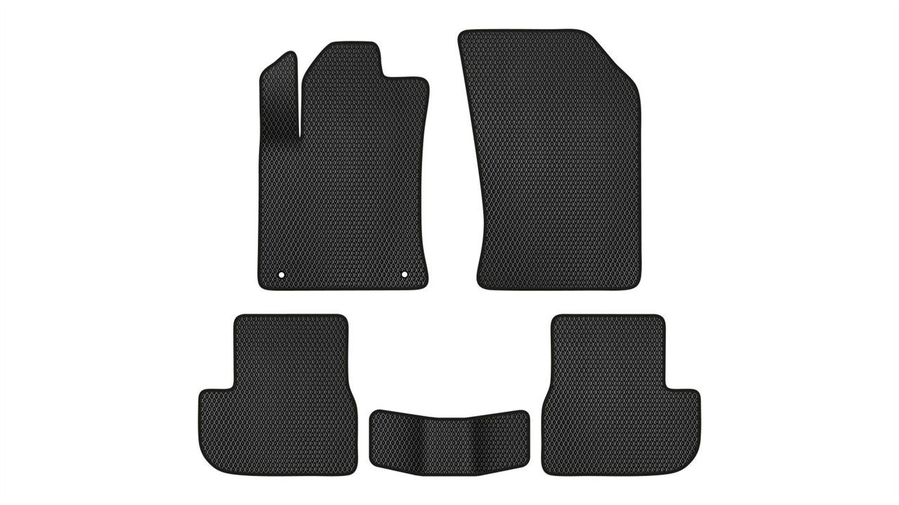 EVAtech CN22198C5CP2RBB Floor mats for Citroen DS3 (2009-2016), black CN22198C5CP2RBB: Buy near me in Poland at 2407.PL - Good price!