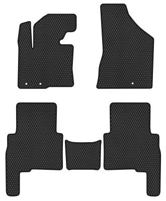 EVAtech KI12991CV5LA3RBB Floor mats for Kia Sorento (2009-2012), black KI12991CV5LA3RBB: Buy near me in Poland at 2407.PL - Good price!