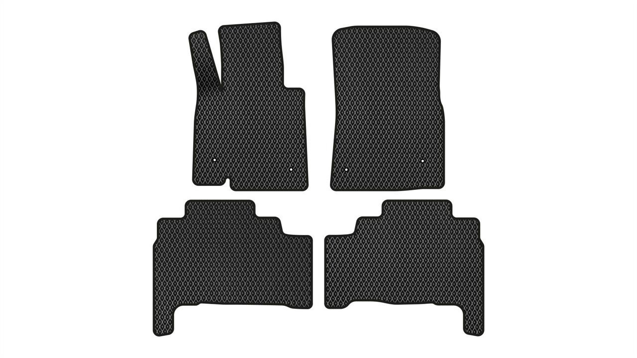 EVAtech TY31618PC4LA4RBB Floor mats for Toyota Land Cruiser (2007-2013), black TY31618PC4LA4RBB: Buy near me in Poland at 2407.PL - Good price!
