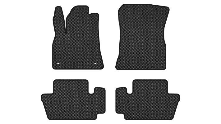EVAtech PT32971PC4CP2RBB Floor mats for Peugeot 3008 (2009-2016), black PT32971PC4CP2RBB: Buy near me in Poland at 2407.PL - Good price!