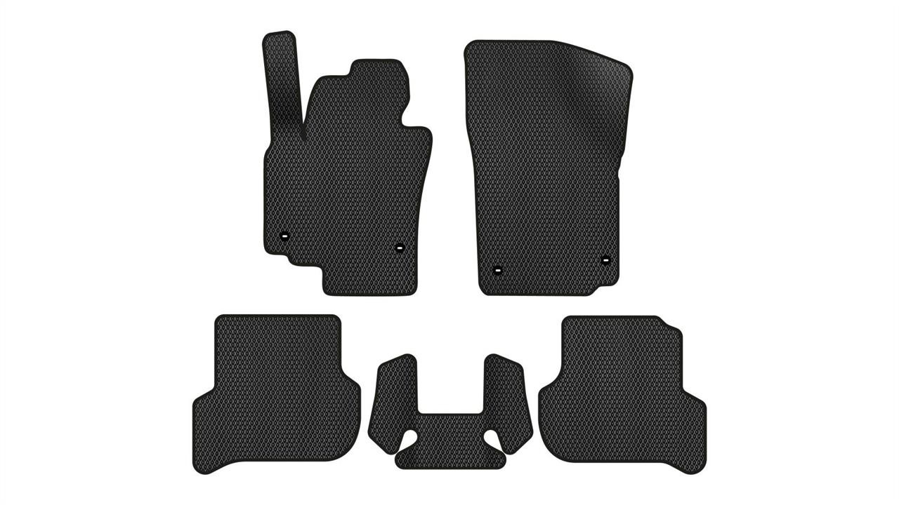 EVAtech VW31589C5TL4RBB Floor mats for Volkswagen Golf Plus (2005-2009), black VW31589C5TL4RBB: Buy near me in Poland at 2407.PL - Good price!