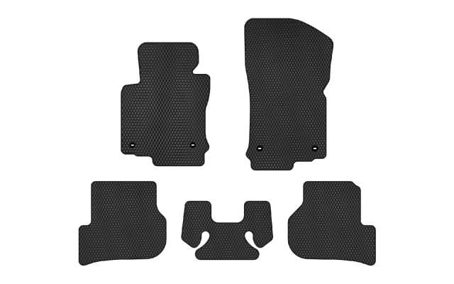 EVAtech VW33072CB5TL4RBB Floor mats for Volkswagen Golf (2004-2009), black VW33072CB5TL4RBB: Buy near me at 2407.PL in Poland at an Affordable price!
