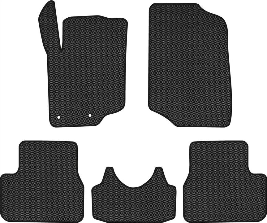 EVAtech PT1709CV5CP2RBB Floor mats for Peugeot 207 (2006-2012), black PT1709CV5CP2RBB: Buy near me at 2407.PL in Poland at an Affordable price!