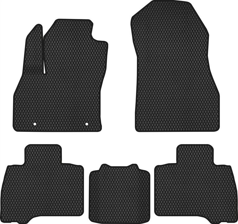 EVAtech PT51830C5CP2RBB Floor mats for Peugeot Bipper (2008-), black PT51830C5CP2RBB: Buy near me in Poland at 2407.PL - Good price!