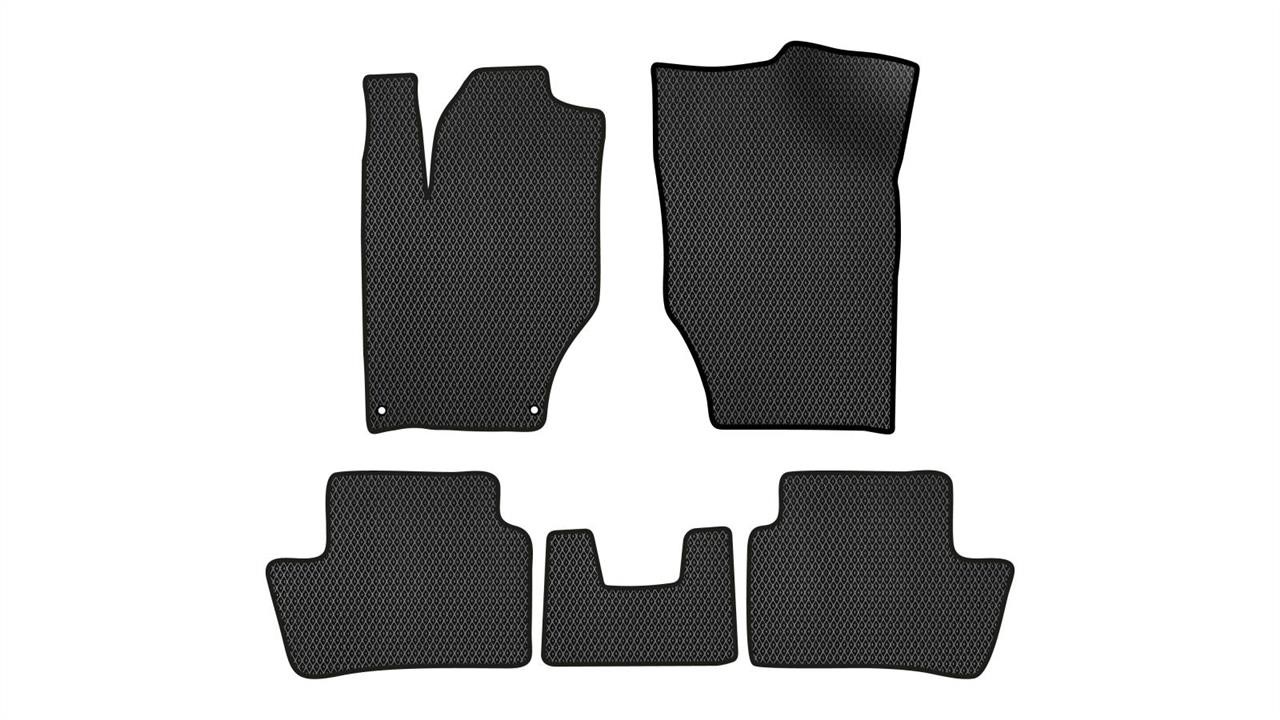 EVAtech CN21119C5CP2RBB Floor mats for Citroen DS4 (2011-2015), black CN21119C5CP2RBB: Buy near me in Poland at 2407.PL - Good price!