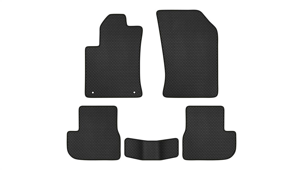 EVAtech CN22198CB5CP2RBB Floor mats for Citroen DS3 (2009-2016), black CN22198CB5CP2RBB: Buy near me in Poland at 2407.PL - Good price!