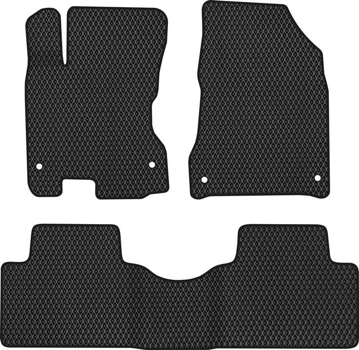 EVAtech RT12113ZV3FC4RBB Floor mats for Renault Koleos (2008-2016), black RT12113ZV3FC4RBB: Buy near me at 2407.PL in Poland at an Affordable price!