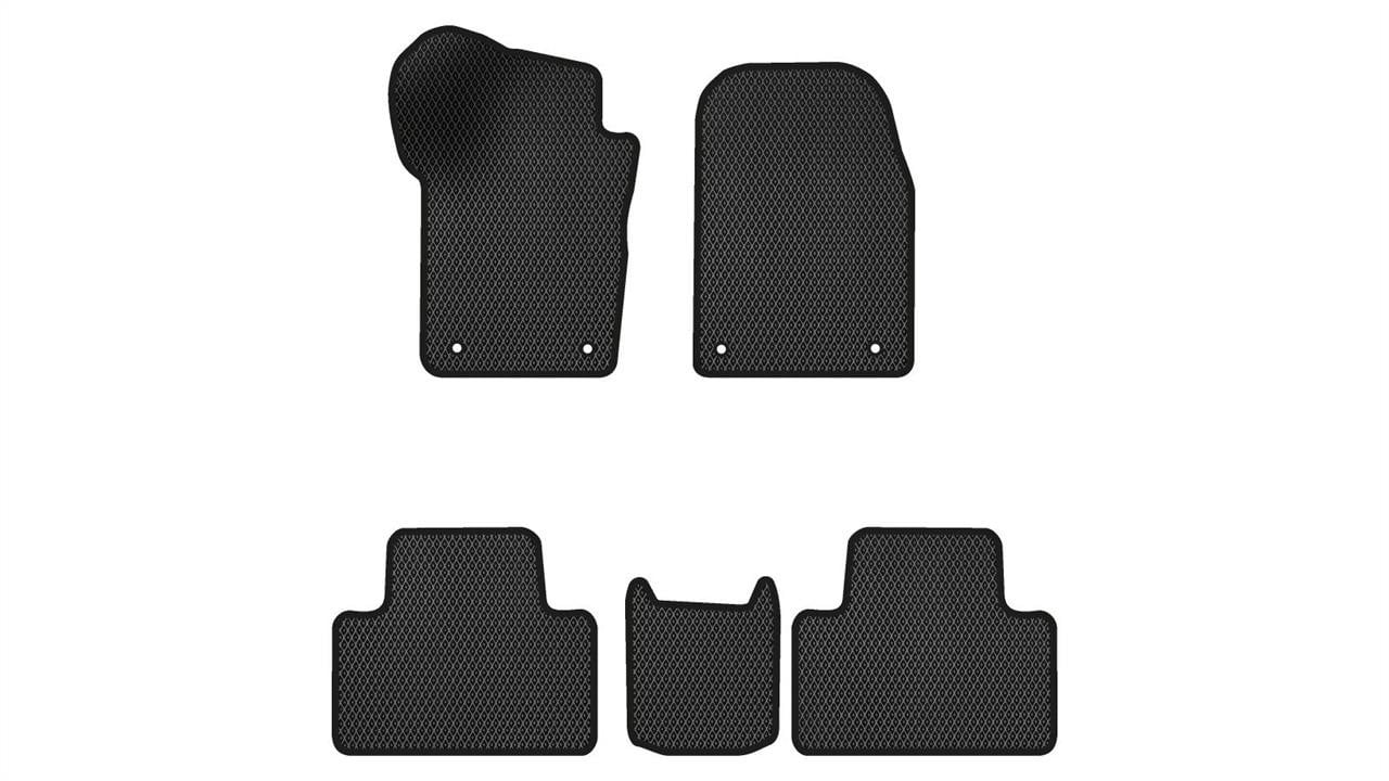 EVAtech JP11181CD5FC4RBB Floor mats for Jeep Grand Cherokee (2011-2013), black JP11181CD5FC4RBB: Buy near me in Poland at 2407.PL - Good price!