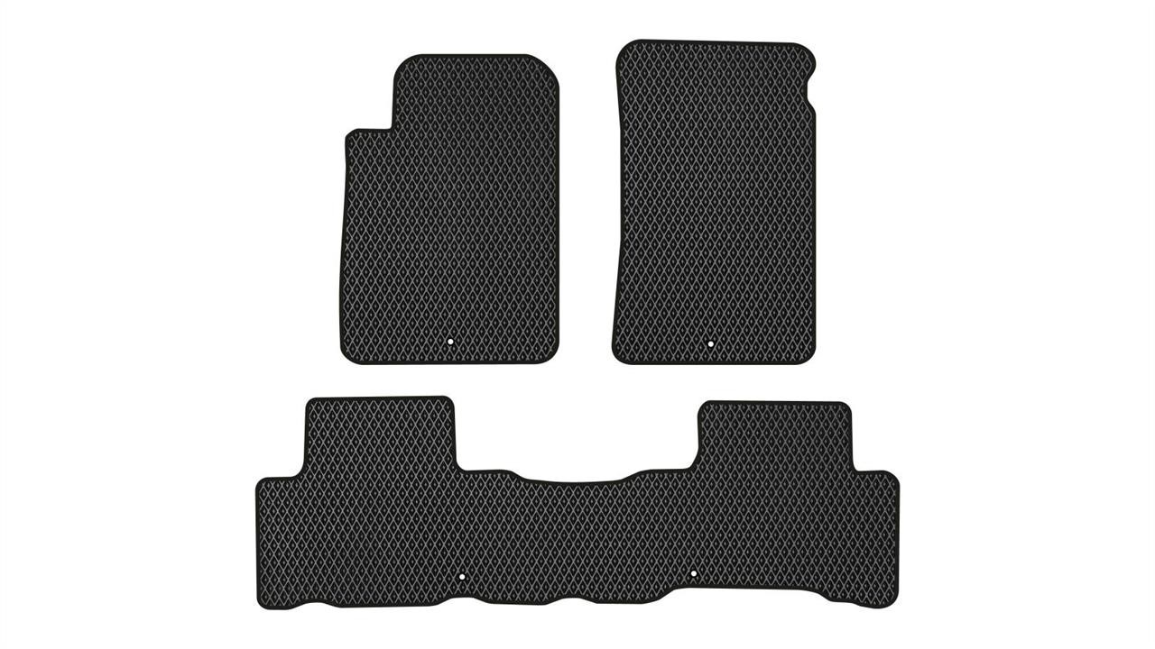 EVAtech SY12368ZB3LA4RBB Floor mats for SsangYong Rexton (2006-2012), black SY12368ZB3LA4RBB: Buy near me in Poland at 2407.PL - Good price!