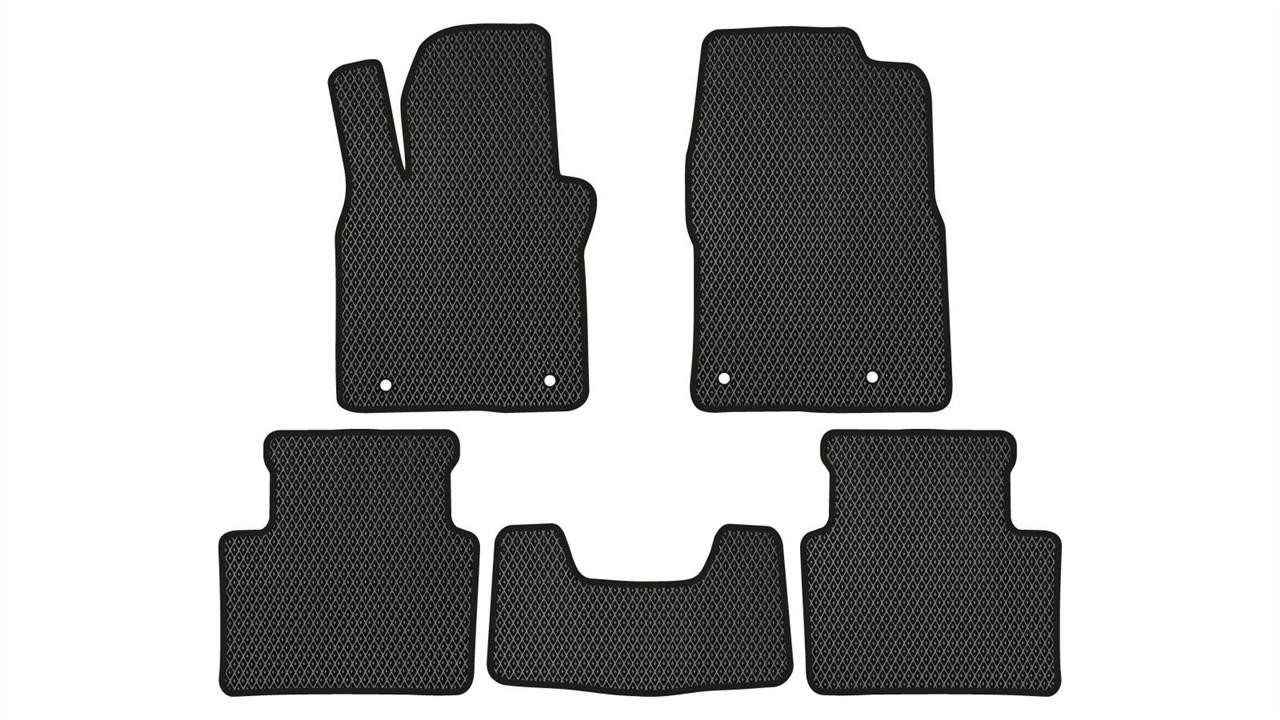 EVAtech MZ11567C5LP4RBB Floor mats for Mazda MX-30 (2019-), black MZ11567C5LP4RBB: Buy near me at 2407.PL in Poland at an Affordable price!