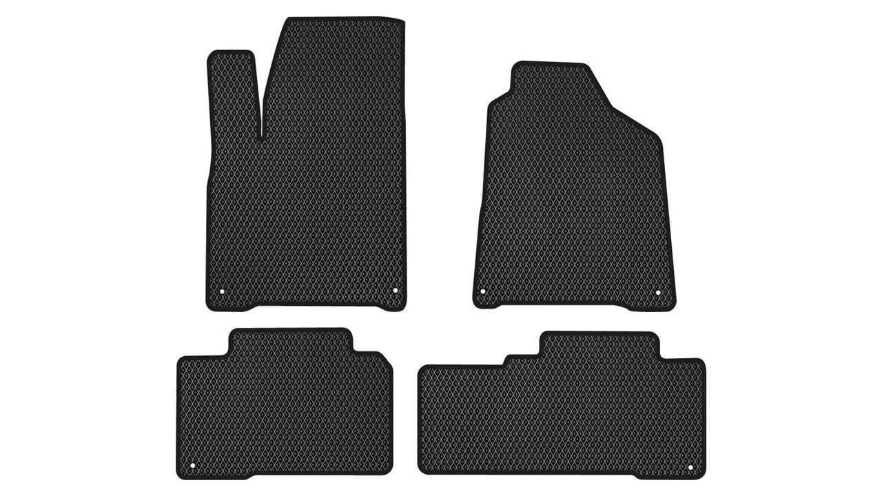 EVAtech SY51011PV4LA6RBB Floor mats for SsangYong Korando (2012-2019), black SY51011PV4LA6RBB: Buy near me in Poland at 2407.PL - Good price!