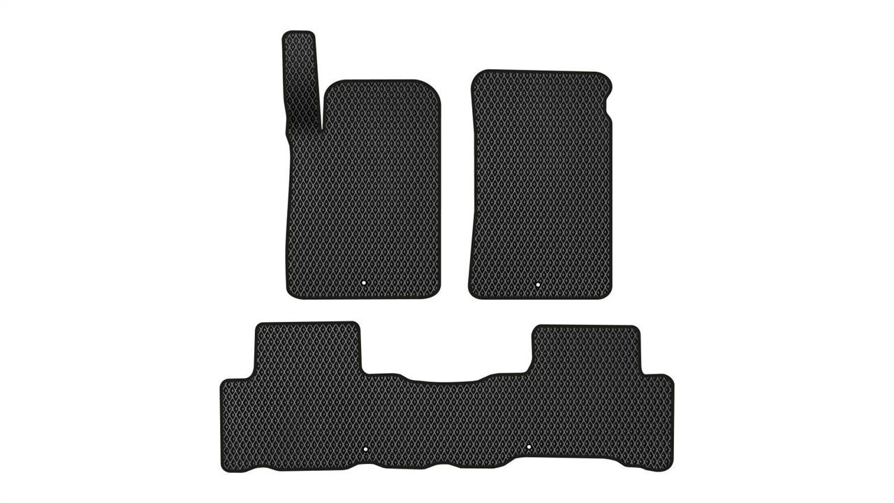 EVAtech SY12368Z3LA4RBB Floor mats for SsangYong Rexton (2006-2012), black SY12368Z3LA4RBB: Buy near me in Poland at 2407.PL - Good price!