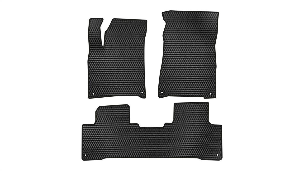 EVAtech SY42023Z3CP6RBB Floor mats for SsangYong Korando (2010-2012), black SY42023Z3CP6RBB: Buy near me in Poland at 2407.PL - Good price!
