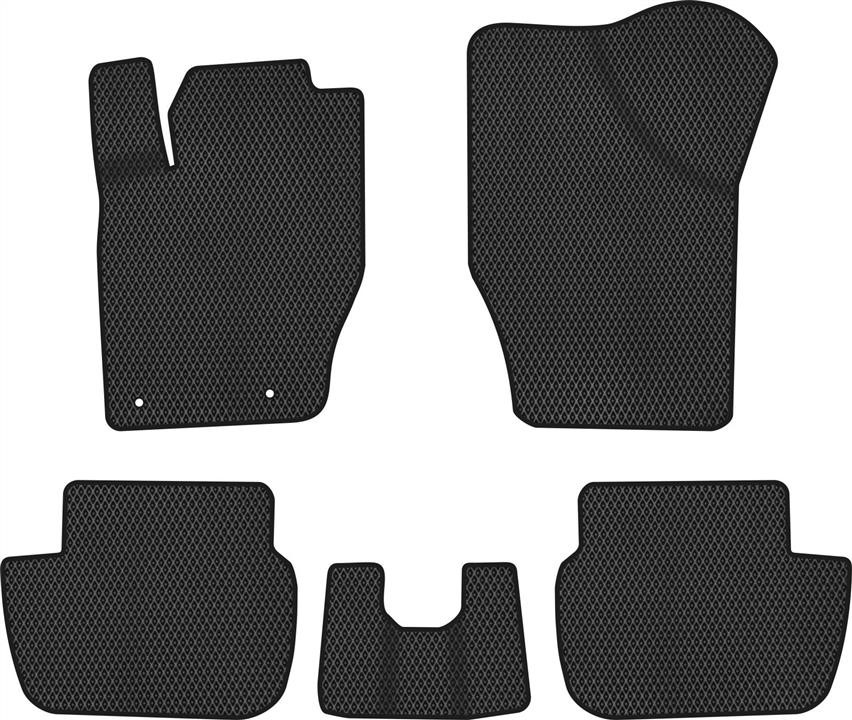 EVAtech CN12042C5CP2RBB Floor mats for Citroen C4 (2004-2010), black CN12042C5CP2RBB: Buy near me at 2407.PL in Poland at an Affordable price!