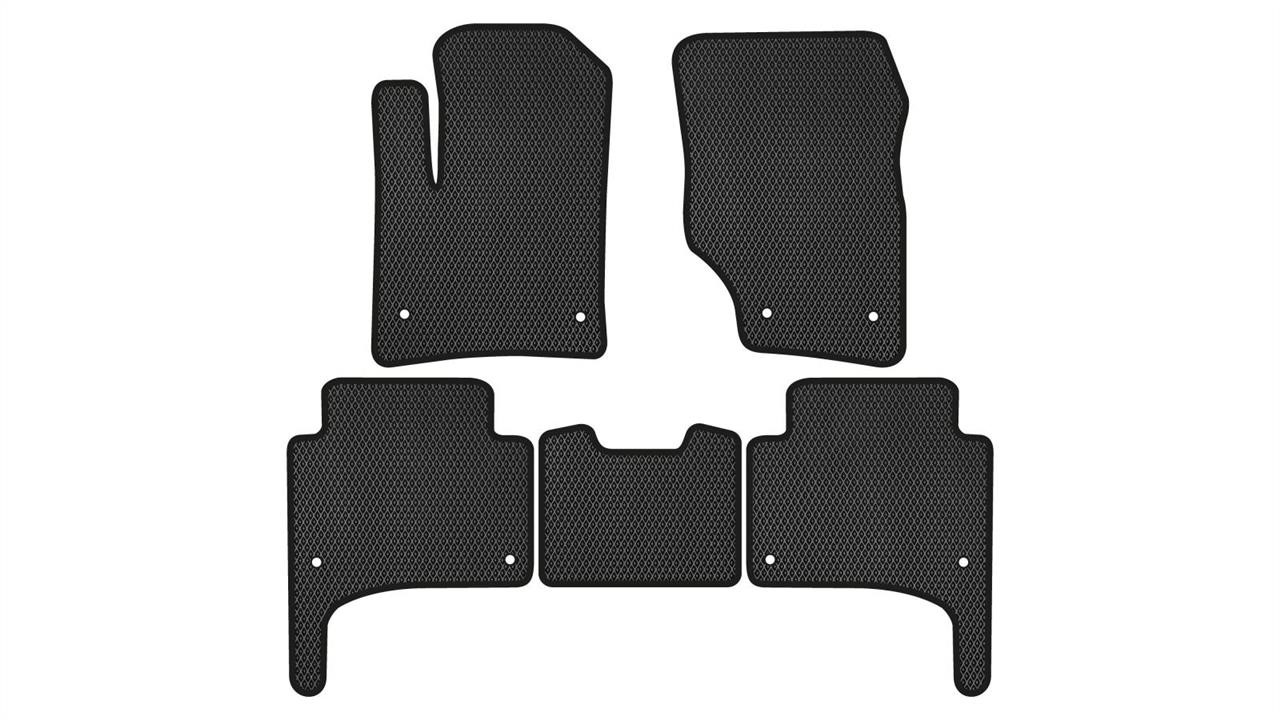 EVAtech PE51325C5TL8RBB Floor mats for Porsche Cayenne (2003-2010), black PE51325C5TL8RBB: Buy near me at 2407.PL in Poland at an Affordable price!