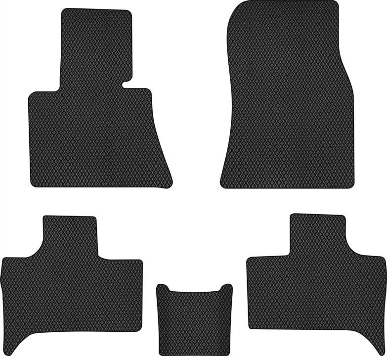 EVAtech BM11742CB5RBB Floor mats for BMW X5 (2003-2006), black BM11742CB5RBB: Buy near me at 2407.PL in Poland at an Affordable price!