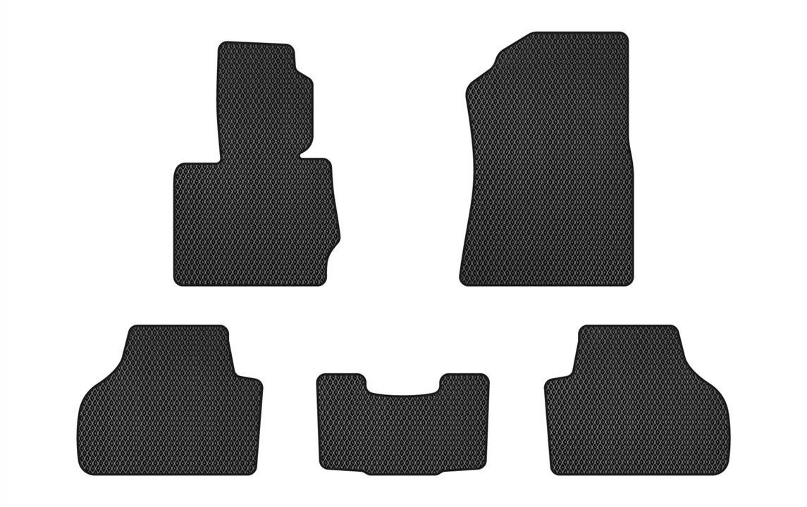EVAtech BM322CB5RBBE Floor mats for BMW X3 (2010-2017), black BM322CB5RBBE: Buy near me in Poland at 2407.PL - Good price!