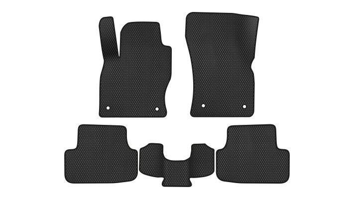 EVAtech VW1884CN5AV4RBB Floor mats for Volkswagen Golf (2012-2020), black VW1884CN5AV4RBB: Buy near me in Poland at 2407.PL - Good price!