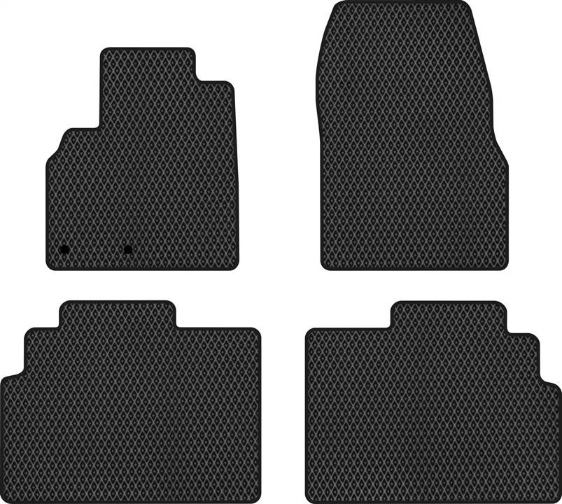 EVAtech RT21615PB4RN2RBB Floor mats for Renault Espace (2002-2015), black RT21615PB4RN2RBB: Buy near me in Poland at 2407.PL - Good price!