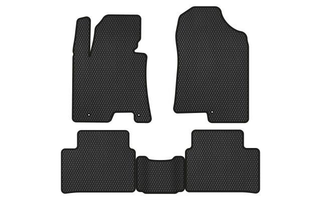 EVAtech HY32860CV5LA3RBB Floor mats for Hyundai i30 (2012-2016), black HY32860CV5LA3RBB: Buy near me in Poland at 2407.PL - Good price!