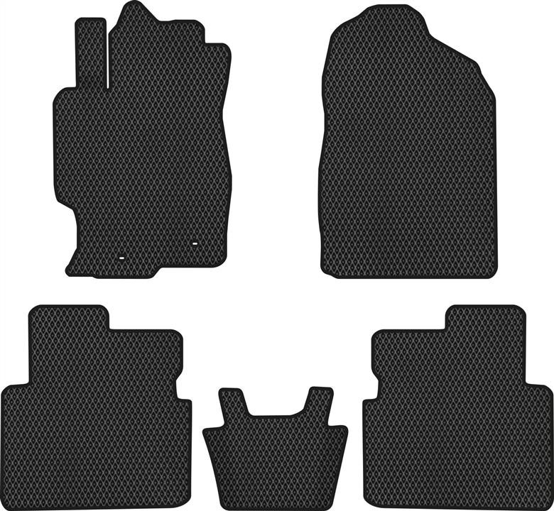 EVAtech MZ52146CV5TL2RBB Floor mats for Mazda 6 (2005-2008), black MZ52146CV5TL2RBB: Buy near me in Poland at 2407.PL - Good price!