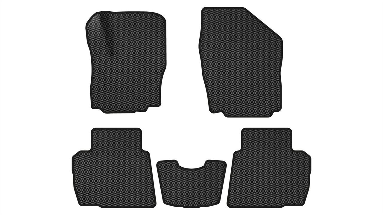 EVAtech FD3943CE5RBB Floor mats for Ford Mondeo (2007-2010), black FD3943CE5RBB: Buy near me in Poland at 2407.PL - Good price!