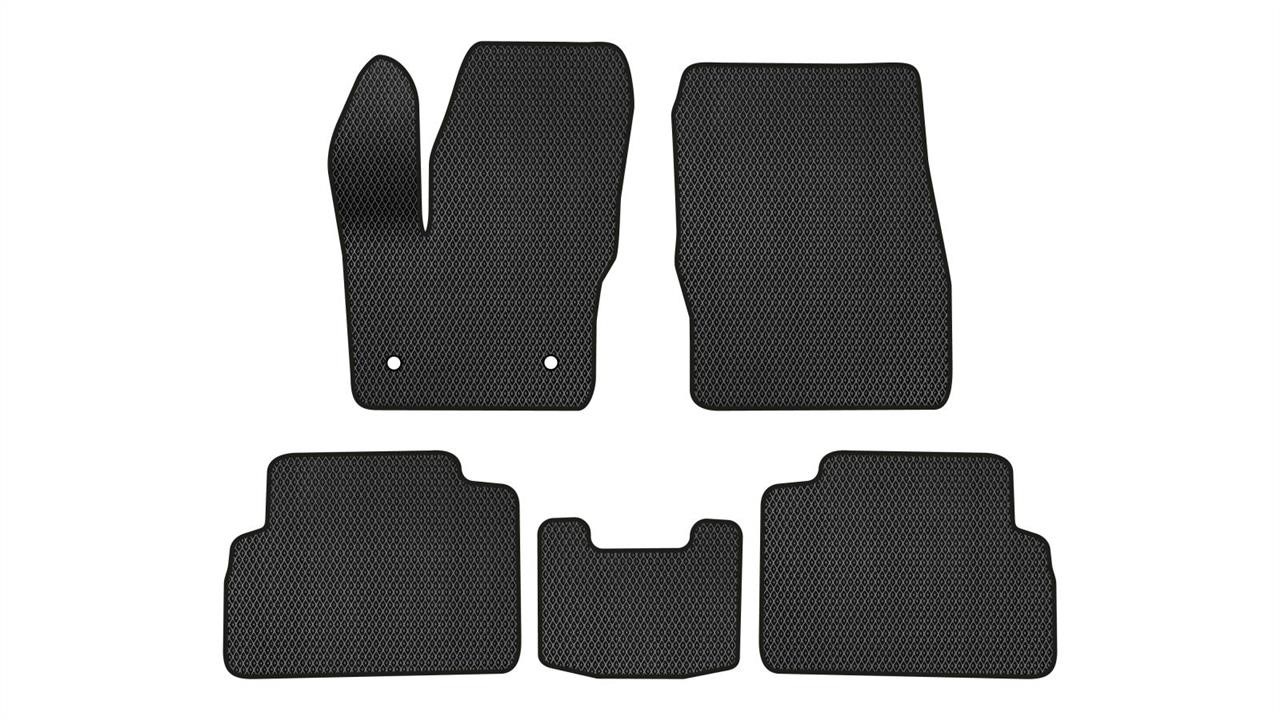 EVAtech FD12377C5FC2RBB Floor mats for Ford C-Max (2010-2019), black FD12377C5FC2RBB: Buy near me in Poland at 2407.PL - Good price!