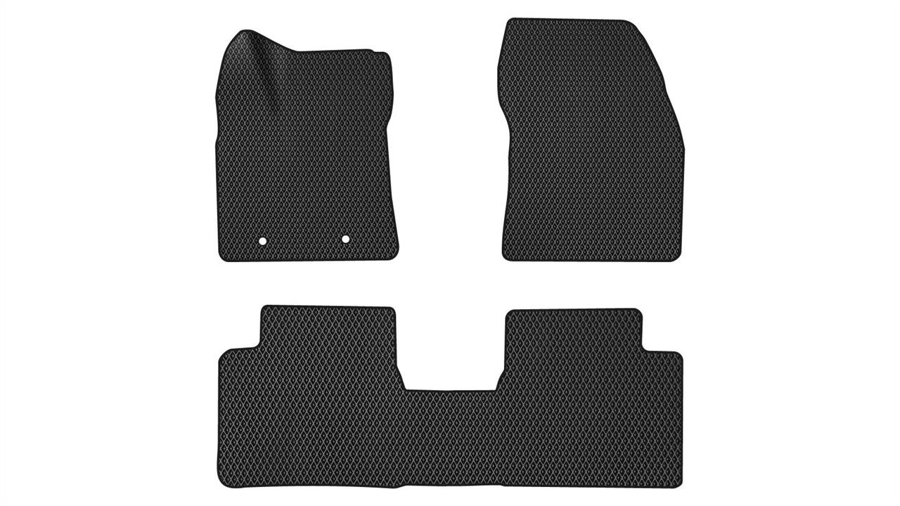 EVAtech TY1657ZE3TL2RBBE Floor mats for Toyota Avensis (2009-2018), black TY1657ZE3TL2RBBE: Buy near me in Poland at 2407.PL - Good price!