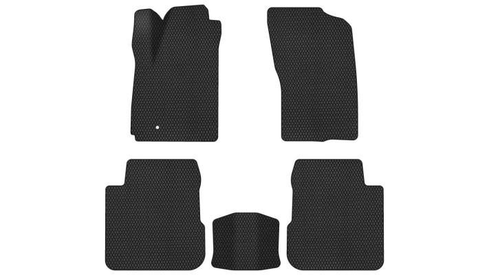 EVAtech MT3179CEC5CP1RBB Floor mats for Mitsubishi Outlander (2003-2006), black MT3179CEC5CP1RBB: Buy near me in Poland at 2407.PL - Good price!