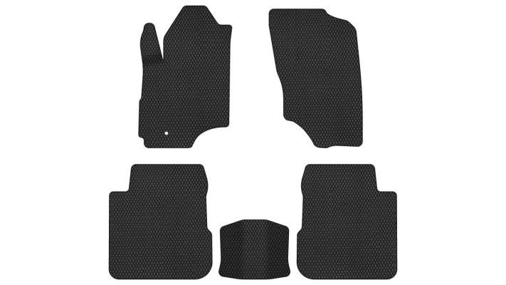 EVAtech MT3179CVO5CP1RBB Floor mats for Mitsubishi Outlander (2003-2006), black MT3179CVO5CP1RBB: Buy near me in Poland at 2407.PL - Good price!