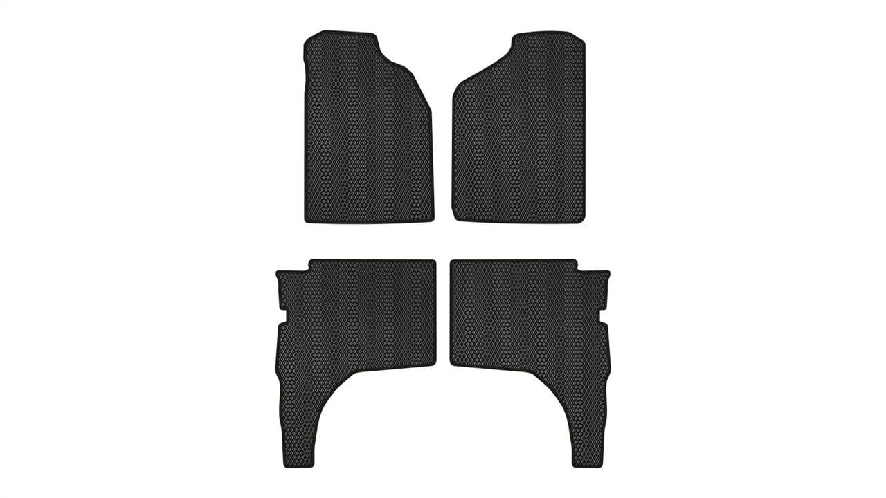 EVAtech MT42444PB4RBB Floor mats for Mitsubishi L200 (1996-2006), black MT42444PB4RBB: Buy near me at 2407.PL in Poland at an Affordable price!