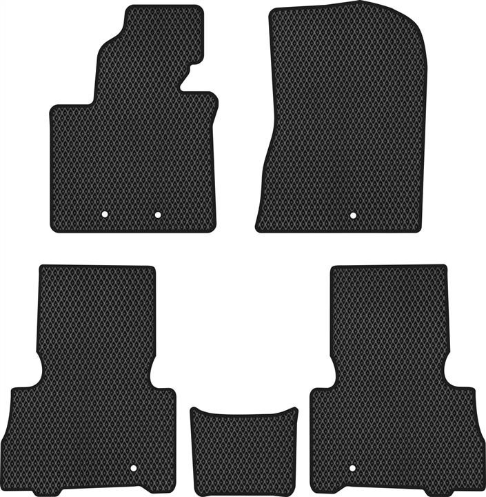 EVAtech KI32230CB5KH5RBB Floor mats for Kia Sorento (2012-2014), black KI32230CB5KH5RBB: Buy near me in Poland at 2407.PL - Good price!